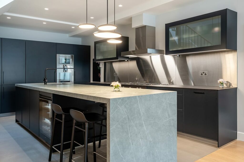 Dekton Vera With Stainless Steel | Kutchenhaus, Sevenoaks