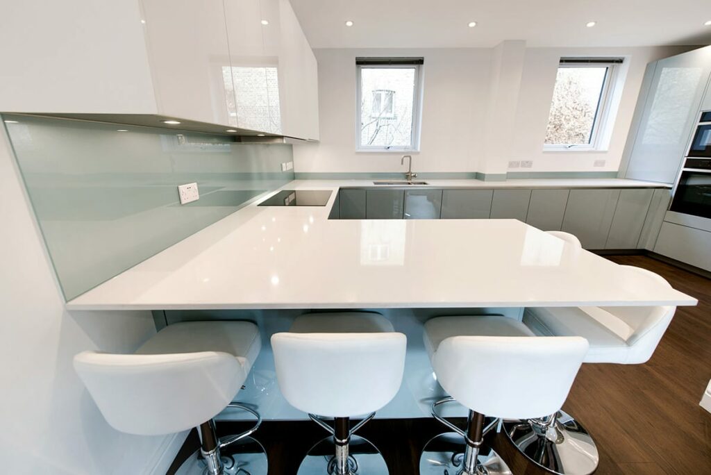 White Quartz Worktop 2 | Kutchenhaus, Sevenoaks
